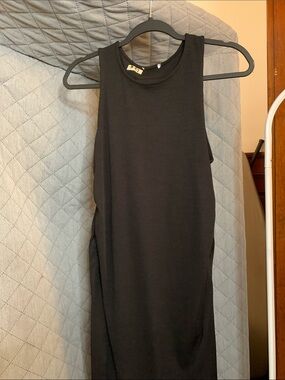 Black Women’s Sleeveless Knit Tank Two Piece Set